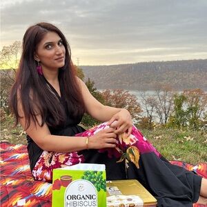 Black Maxi Dress with Pink Floral